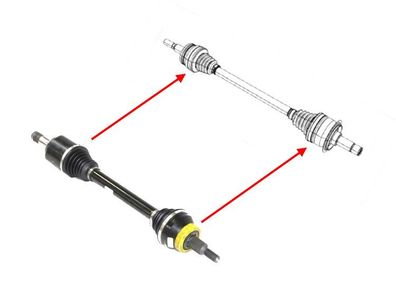 Antriebswelle hinten Links Challenger Charger 6,2L 6,4L Bj15-23 Chrysler 300C