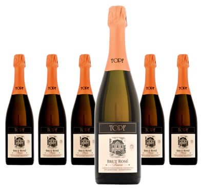 6 x Johann Topf Brut Rosé Reserve