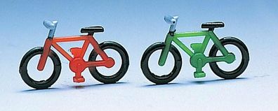 8 Fahrräder, Spur N Modell, Tomytec / Faller 1:160, 973581