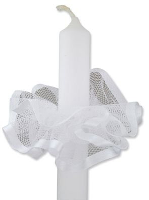 1 Stück Tropfenfänger - Tüll, mit Satinband