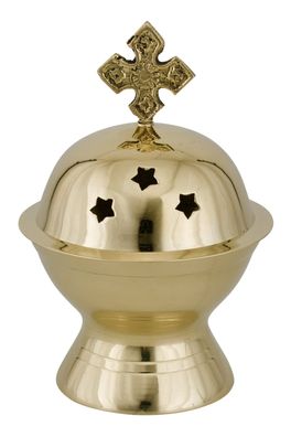 Klassisches Rauchfass mit Kreuz