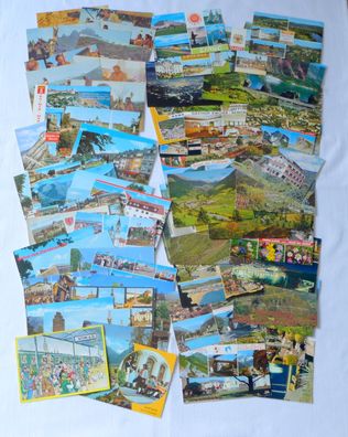 Konvolut 233 AK Deutschland Welt BRD Lot Ansichtskarten Postkarten Leporello