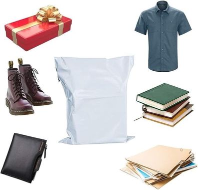 100 Stück. 37 x 45 x 5 cm. Selbstklebende Kunststoff-Verpackungsbeutel für Kurierbeut