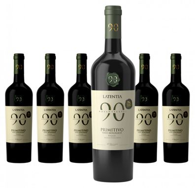 6 x Novantaceppi Primitivo Vino Biologico – 2025