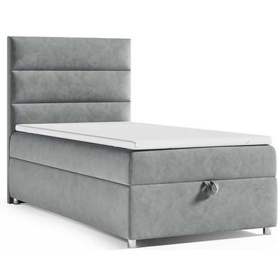 Best for home Boxspringbett Trinity K-4 Single mit Bettkasten&7cm Topper H3 Komfort