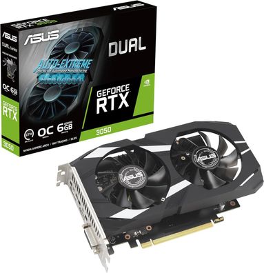 ASUS Dual GeForce RTX 3050 OC Edition 6GB Gaming Grafikkarte