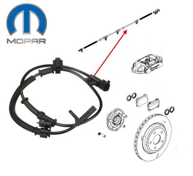 ABS Sensor hinten rechts Dodge Charger, Challenger, Chrysler 300C Bj:11-23 (mit