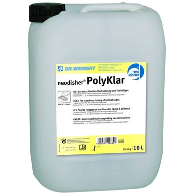 Kunststoffreiniger Neodisher PolyKlar 10L Kanister von Dr. Weigert