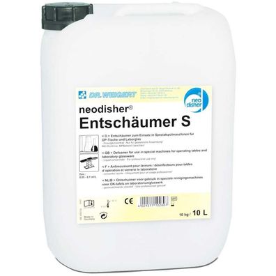 Neodisher Entschäumer S Flüssiges Konzentrat, 10L Kanister |