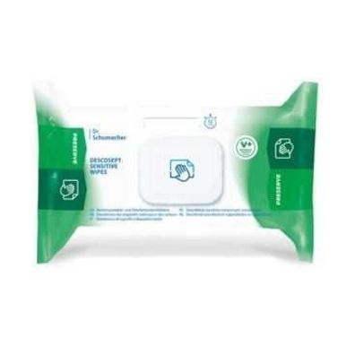 Descosept Sensitive Wipes Hautfreundliche Desinfektionstücher, 60 Stück