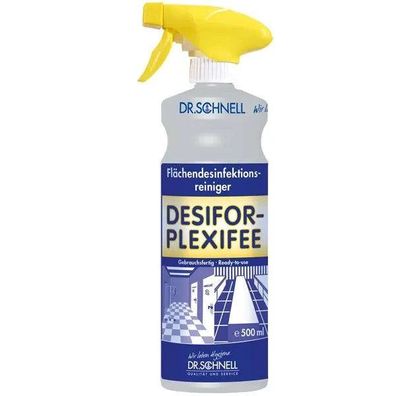 Desifor-Plexifee Desinfektionsmittel 500ml Flasche Mit Sprühkopf | Dr. Schnell