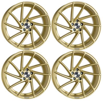 4 MB Design Felgen KV2 8.5Jx19 ET43 5x114,3 GOLD für Suzuki Kizashi S-Cross SX4