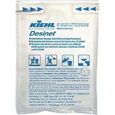 Desinet-compact Konzentrat Hochwirksames Desinfektionsmittel | 80x25ml