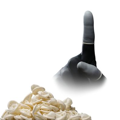 MED Comfort Latex Fingerlinge Unsteril Gerollt Größe 3 100 Stück