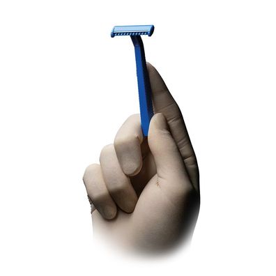 Einmalrasierer Blau Einschneidig 100 Stück | Hygienisch & Praktisch