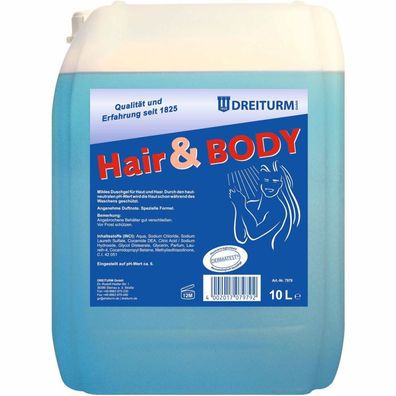 Dreiturm Hair & Body Shampoo 10L Kanister, Feuchtigkeitspflege