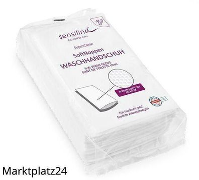 Sensilind SoftNoppen Waschhandschuh Hautfreundlich, 23x15cm