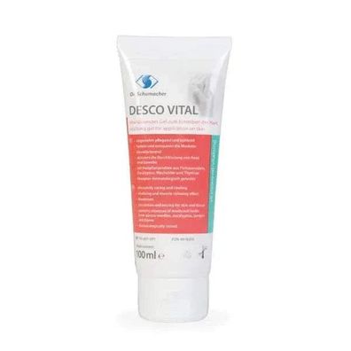 Desco Vital Gel Hautpflege Gel mit Aloe Vera & Vitamin E, 100ml Tube
