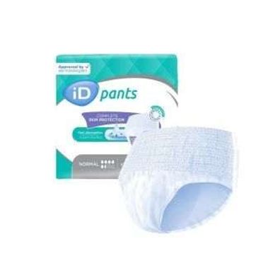 iD Pants Normal Einweg-Inkontinenzhose Grau, Größe M, 14 Stück