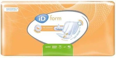 iD Form Super Einlagen Extra Lang, Größe 3, Grün, 21 Stück