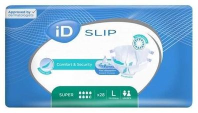 iD Slip Super Einweg-Inkontinenzhose L Grün | 28 Stück