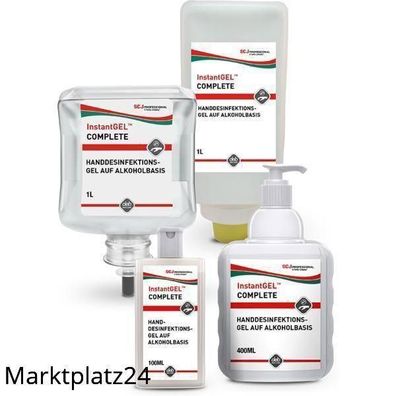 Handdesinfektionsgel Deb InstantGel Complete 400ml Flasche mit Pumpe