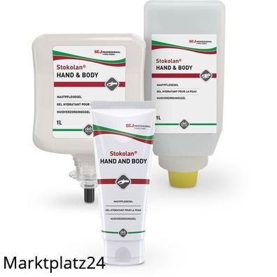 Stokolan Pflegecreme Parfümiert 1L Softflasche Für V-Spender