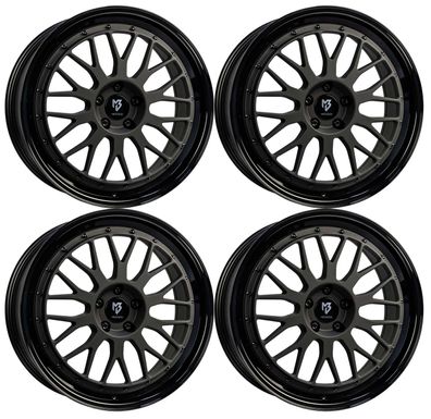 4 MB Design Felgen LV1 8.5Jx19 ET50 5x112 SWMATT für BMW 1 2 X1 X2