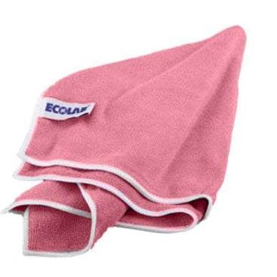 Polifix Microfasertuch Rot, 40x40cm, Saugfähiges Reinigungstuch