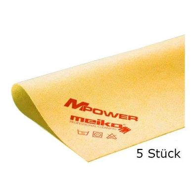 meiko Textil GmbH Mikrofasertuch Reinigungstuch Micro Mpower Gelb 40x40cm