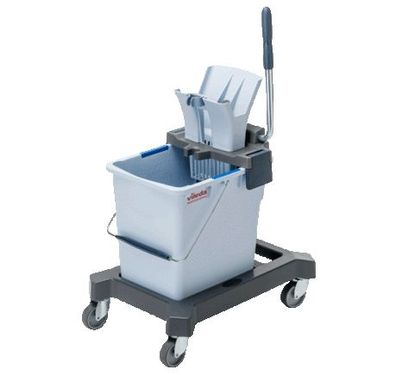 UltraSpeed Pro Set Mobiler Reinigungseimer 25L Mit Microfaser-Mopp