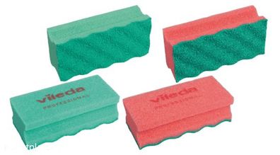 Vileda PURActive Schrubberpad Grün, 6,3x14 cm Reinigungszubehör