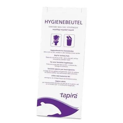 TAPIRA Hygienebeutel Aus Papier 8x125 Stück Großpackung