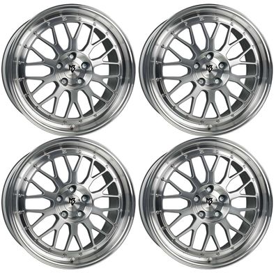 4 MB Design Felgen LV1 8.5Jx20 ET45 5x114,3 SILPOL für Hyundai i30 i40 Kona E Kona