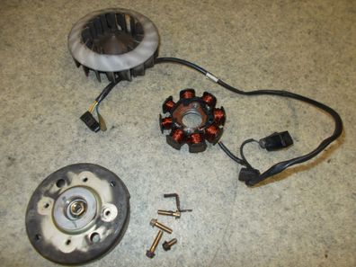 Kymco Yager 50 SH Zündung Lichtmaschine Stator Polrad Lüfterrad Roller