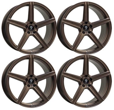 4 MB Design Felgen KV1S 9.0Jx21 ET35 5x112 BRON für SsangYong Korando