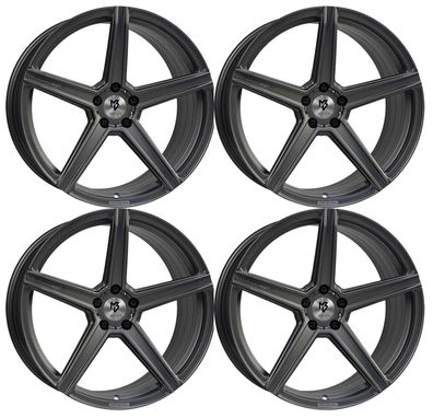 4 MB Design Felgen KV1S 9.0Jx21 ET35 5x112 Mattgrau für Audi A6 A7 A8 Q3 Q4 Q5 S6 S8