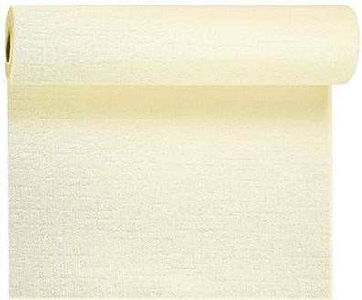 Duni GmbH Tete á Tete Evolin Tischläufer Set Creme, 0,41x24m