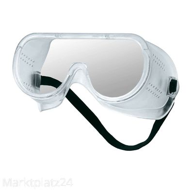 Vollschutzbrille Airmaster Transparent, Kratzfest & Bruchsicher