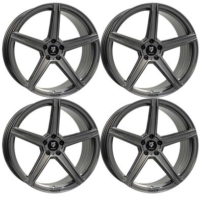 4 MB Design Felgen KV1S 9.5Jx21 ET38 5x114,3 GRAU für Renault Espace