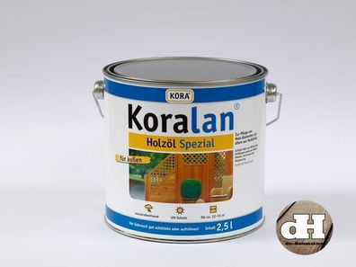 Lärche Öl, Holzöl Spezial Koralan 2 in 1 Schimmelschutz 2,5 Liter 20,60 €/ L