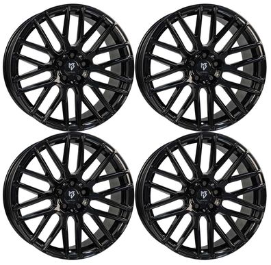 4 MB Design Felgen KV4 7.5Jx18 ET45 5x100 SW für Seat Arona Ibiza Toledo