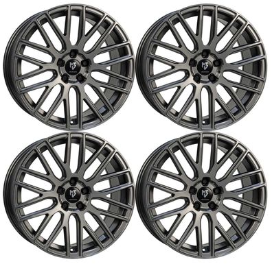 4 MB Design Felgen KV4 7.5Jx18 ET45 5x100 Mattgrau für Audi A1