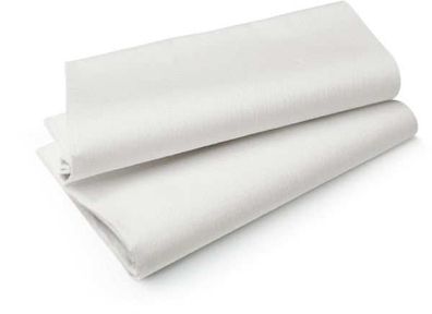 Evolin Mitteldecke 84x84 cm Weiß Hochwertige Tischdecke 84 Stück