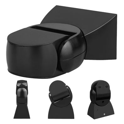 PIR-Bewegungsmelder für den Außenbereich, IP65, schwarz, bis zu 12 m MCE201 B/B