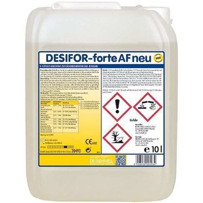 Desifor-forte AF Neu Desinfektionsmittel 10L Kanister | Dr. Schnell