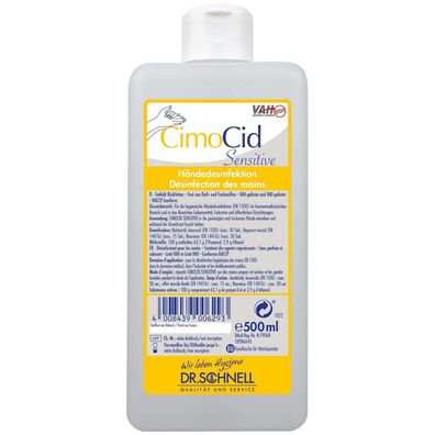 CimoCid Sensitive Desinfektionsmittel 1L Flasche Für Empfindliche Haut