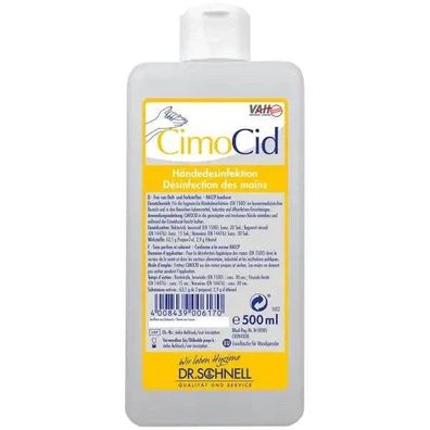Desinfektionsmittel CimoCid 500ml Euroflasche Alkoholfrei, Hautverträglich