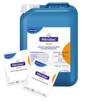 Mikrobac Forte Desinfektionsmittel 250x20ml Dosierbeutel | Hartmann Paul AG