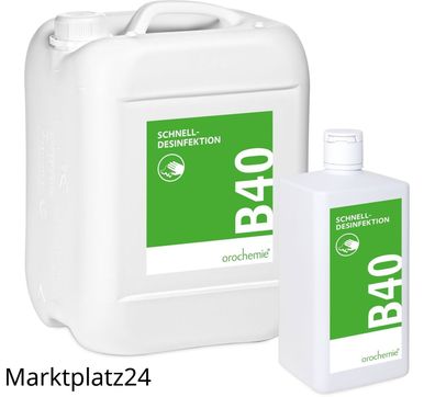 orochemie B 40 Schnelldesinfektion 10 Liter Flasche, Schnelltrocknend